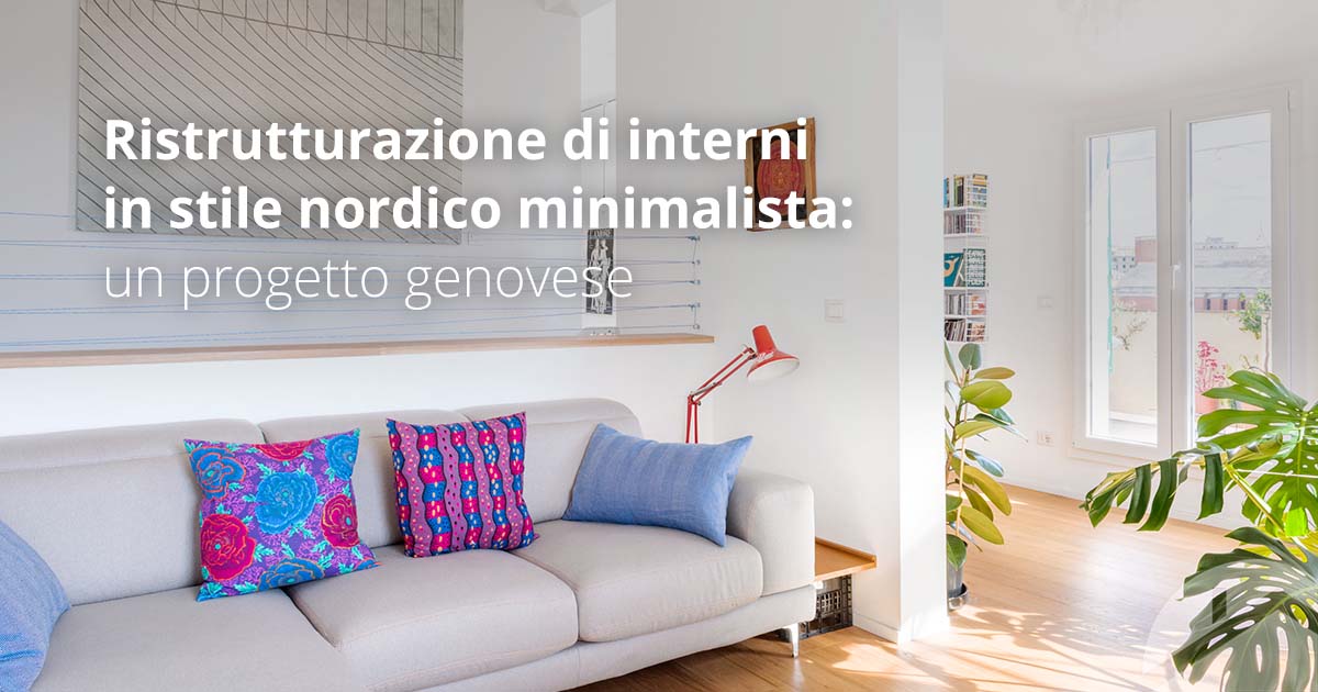 Ristrutturazione in stile nordico minimalista