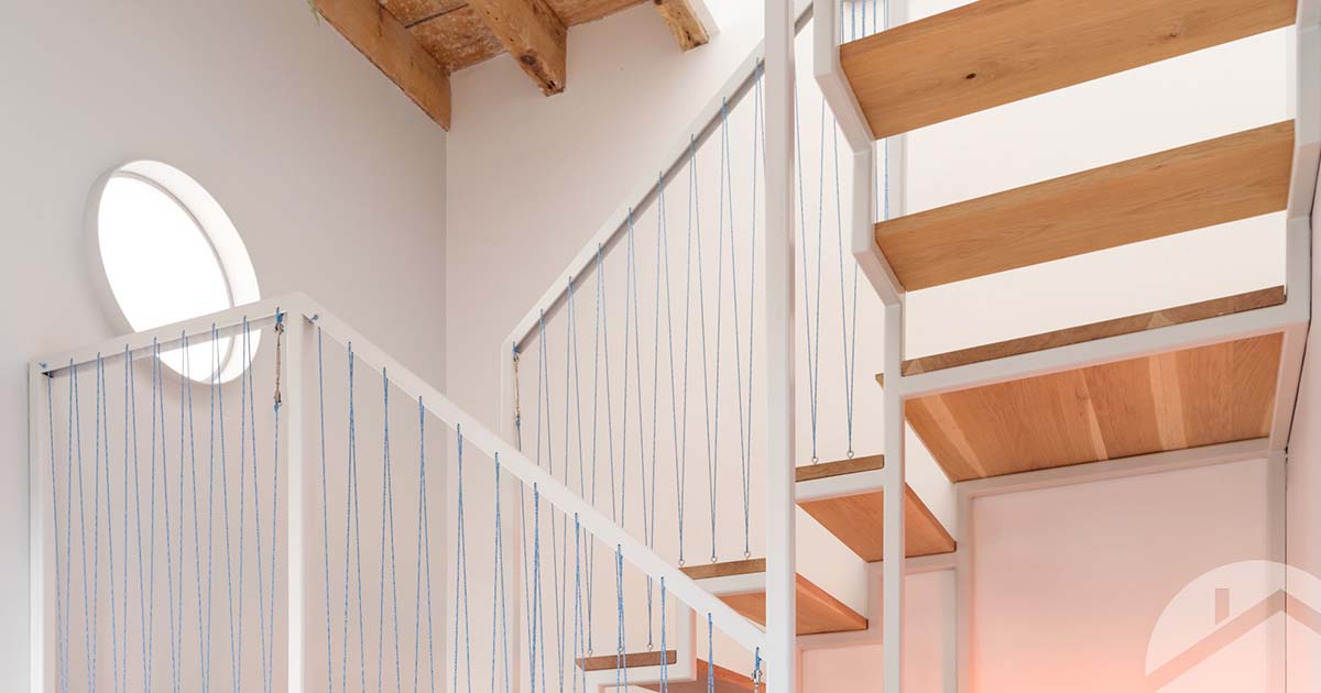 Ristrutturazione in stile nordico: scale